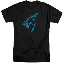 Superman Darkness Men's 18/1 Tall Cotton SS T