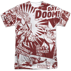 Superman Day Of Doom Men's Regular Fit Polyester SS T