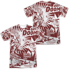 Superman Day Of Doom Men's Regular Fit Polyester SS T