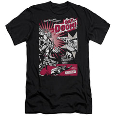Superman Day Of Doom Men's Ultra-Soft 30/1 Cotton Slim SS T