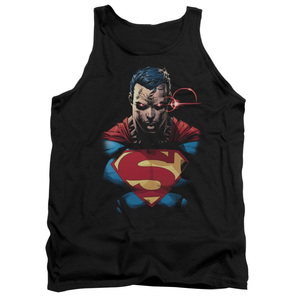 Superman Displeased Men's 18/1 Cotton Tank Top