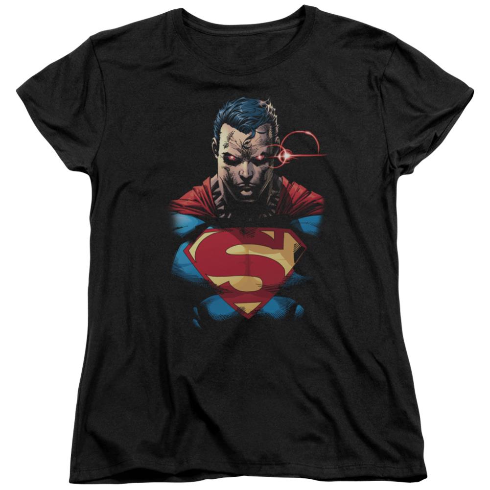 Superman Displeased Women's 18/1 Cotton SS T