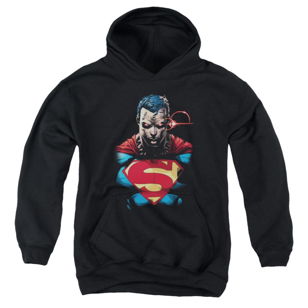Superman Displeased Youth Cotton Poly Pull-Over Hoodie