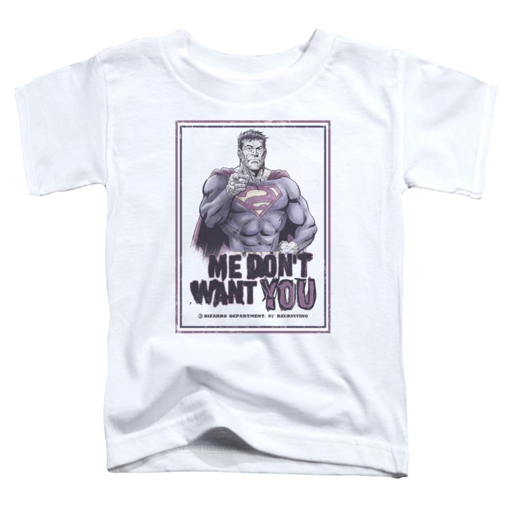 Superman Dont Want You Toddler 18/1 Cotton SS T