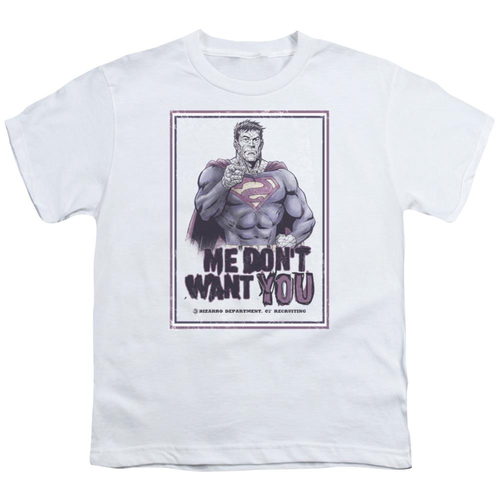 Superman Dont Want You Youth 18/1 100% Cotton SS T