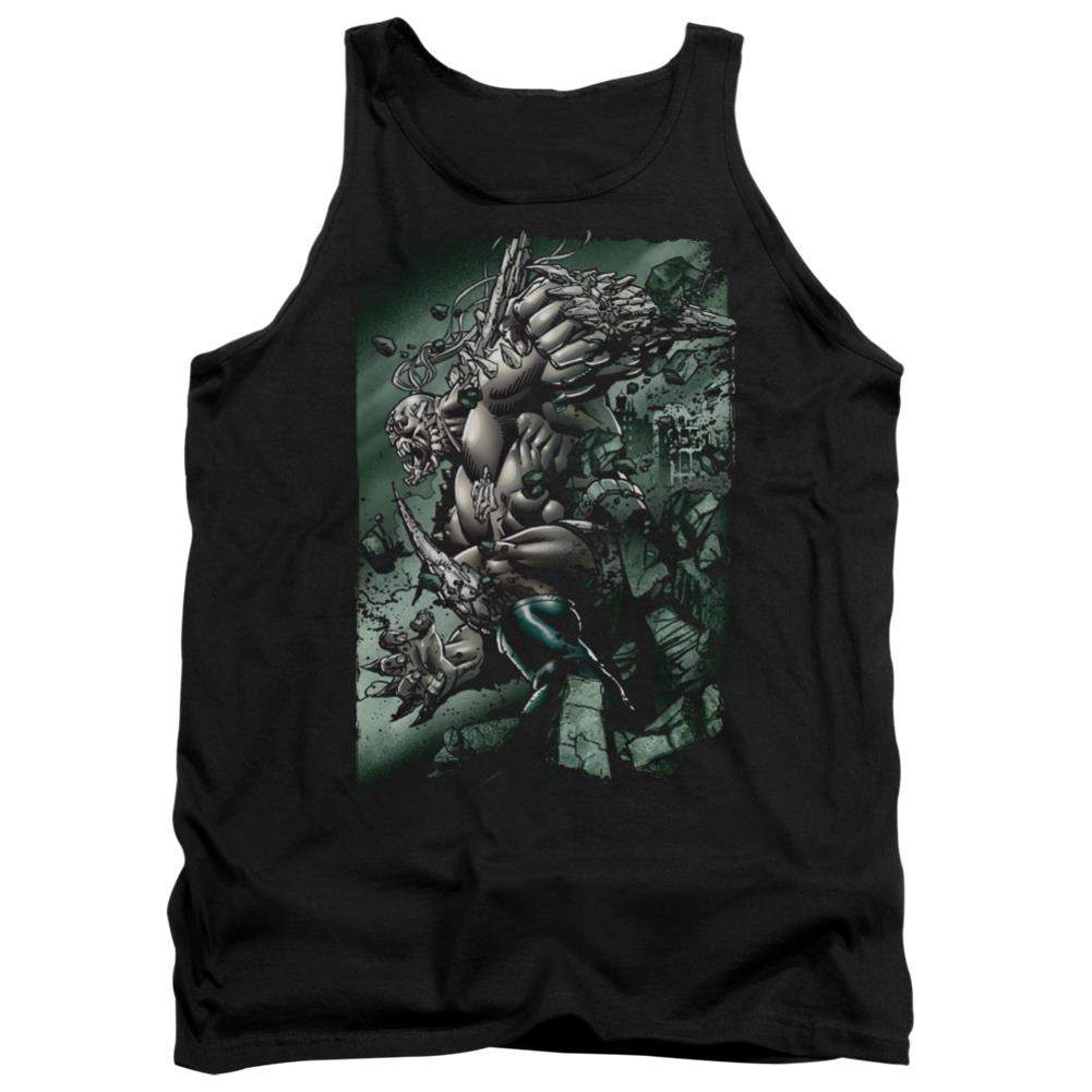 Superman Doomsday Destruction Men's 18/1 Cotton Tank Top