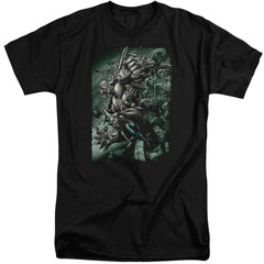 Superman Doomsday Destruction Men's 18/1 Tall Cotton SS T
