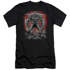Superman Doomsday Dust Men's Ultra-Soft 30/1 Cotton Slim SS T