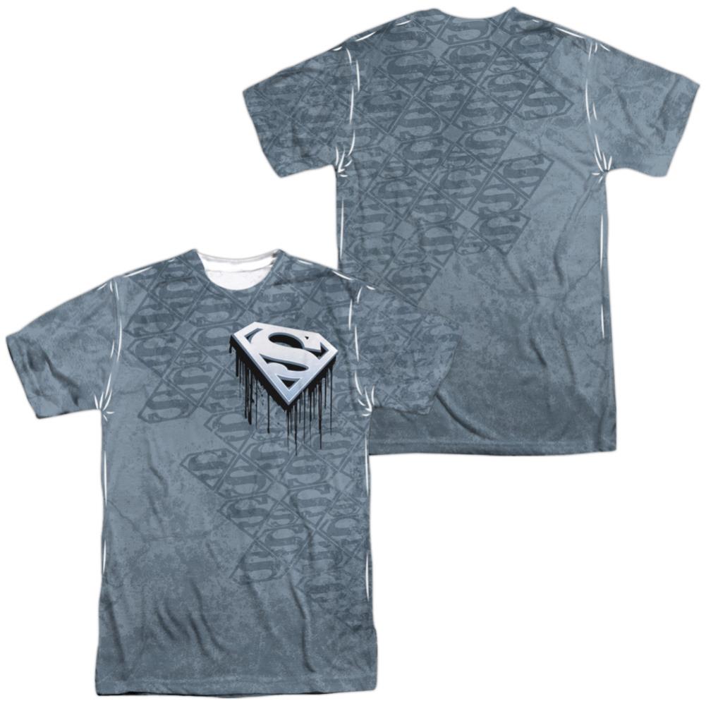 Superman Drip And Repeat Men's Regular Fit Polyester SS T