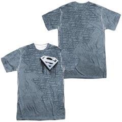 Superman Drip And Repeat Men's Regular Fit Polyester SS T