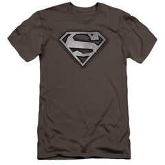 Superman Duct Tape Shield Men's Ultra-Soft 30/1 Cotton Slim SS T