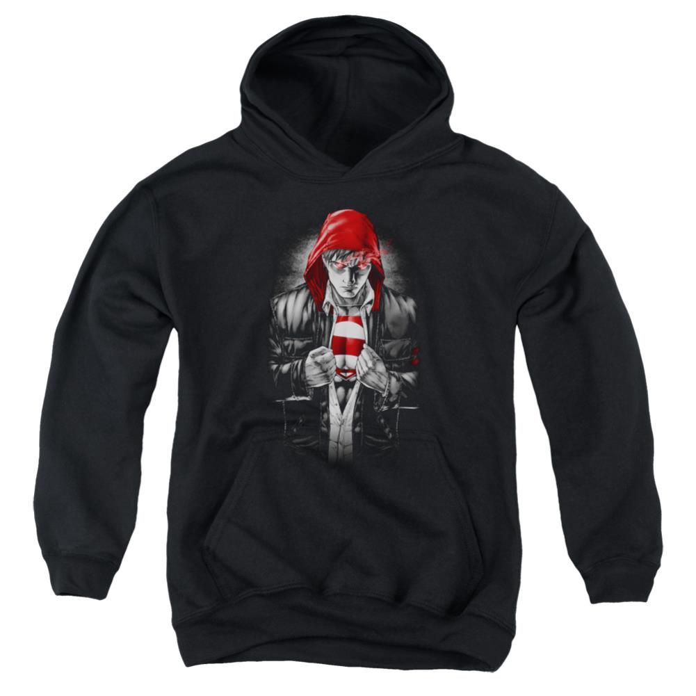 Superman Earth One Youth Cotton Poly Pull-Over Hoodie