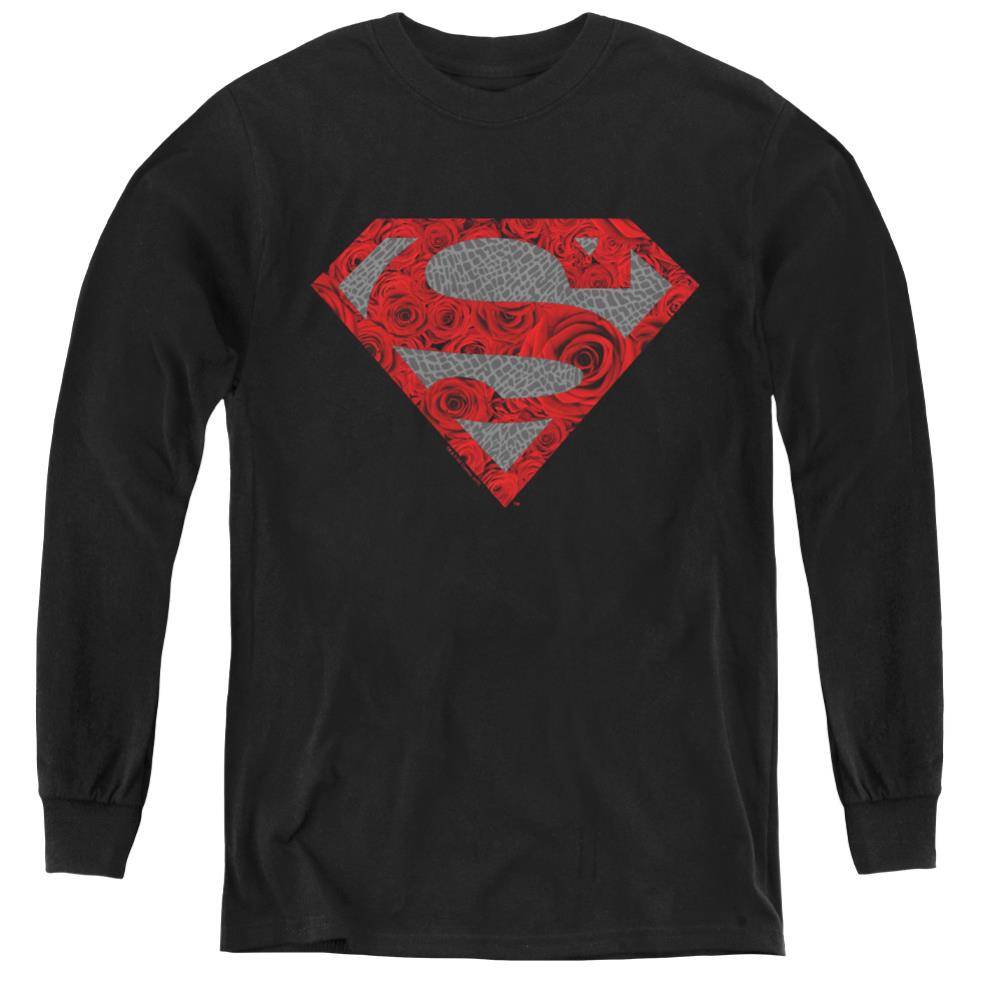 Superman Elephant Rose Shield Youth LS T