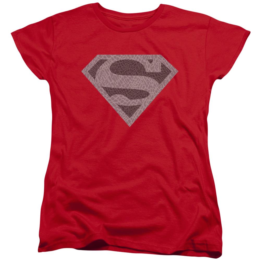 Superman Elephant Shield Women's 18/1 Cotton SS T