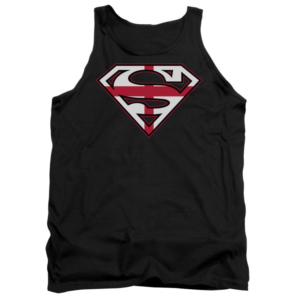 Superman English Shield Men's 18/1 Cotton Tank Top