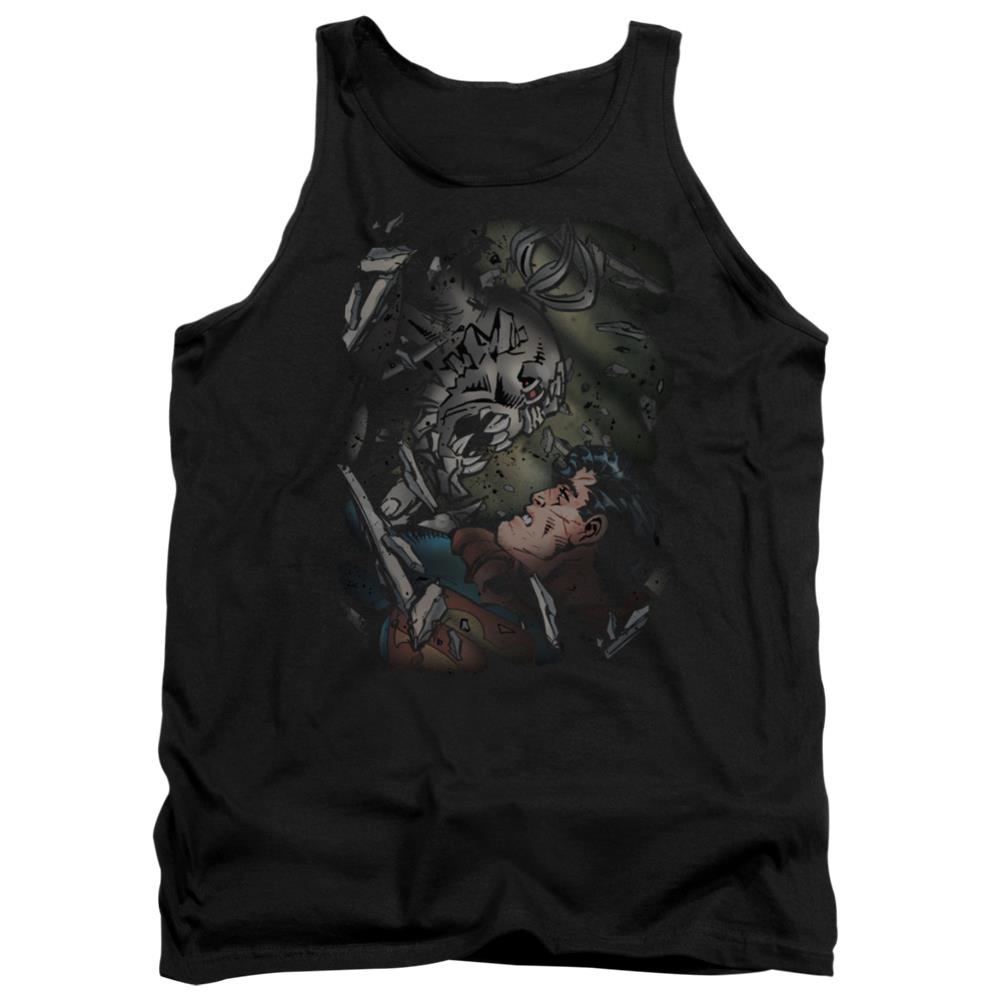 Superman Epic Battle Men's 18/1 Cotton Tank Top