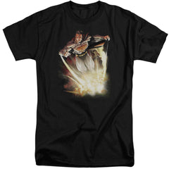 Superman Explosive Men's 18/1 Tall Cotton SS T