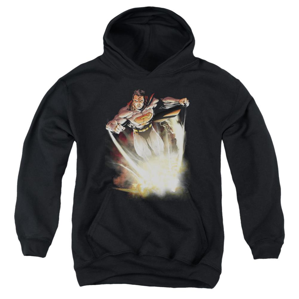 Superman Explosive Youth Cotton Poly Pull-Over Hoodie