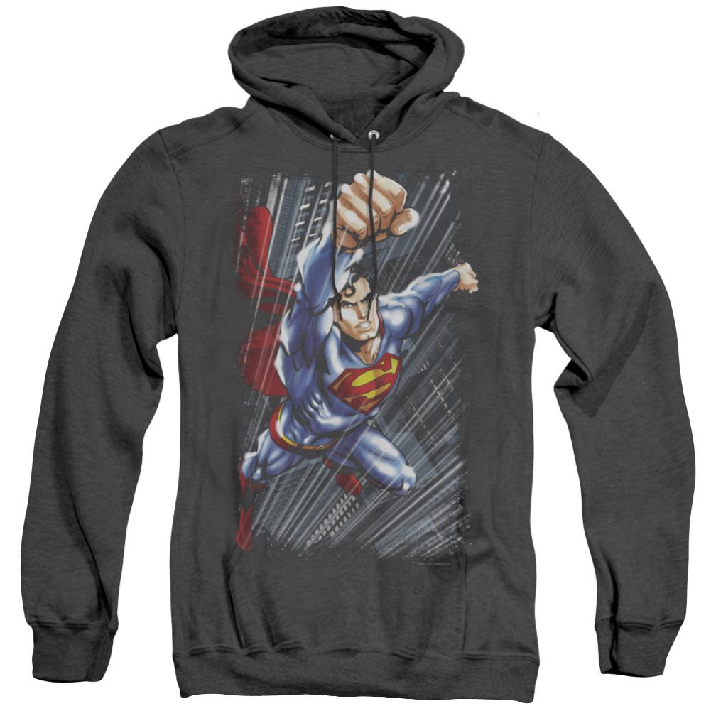 Superman Faster Than Men's Pull-Over Hoodie