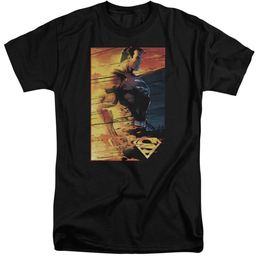 Superman Fireproof Men's 18/1 Tall Cotton SS T