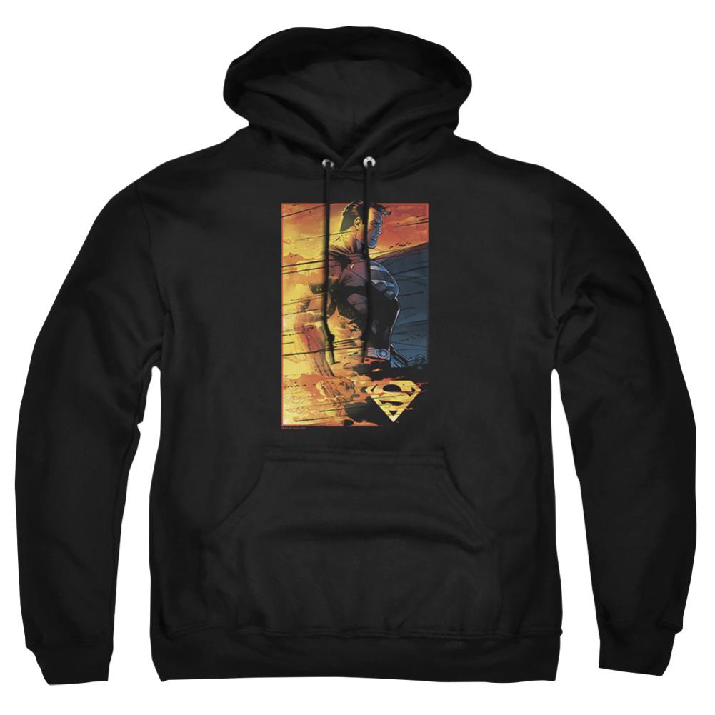 Superman Fireproof Men's Pull-Over 75 25 Poly Hoodie