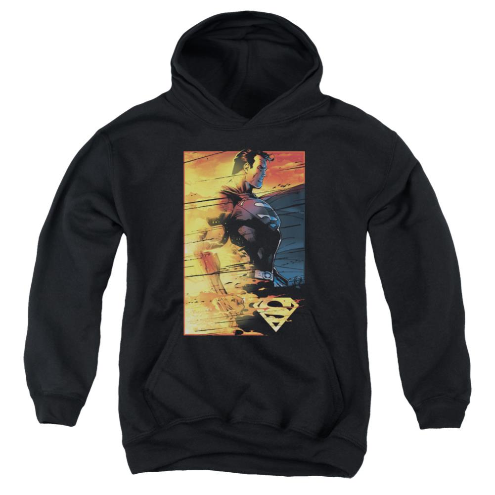 Superman Fireproof Youth Cotton Poly Pull-Over Hoodie