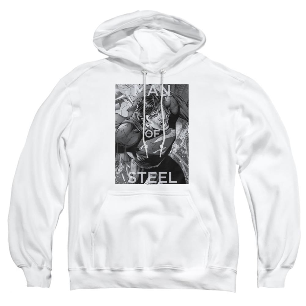 Superman Flight Of Steel Men's Pull-Over 75 25 Poly Hoodie