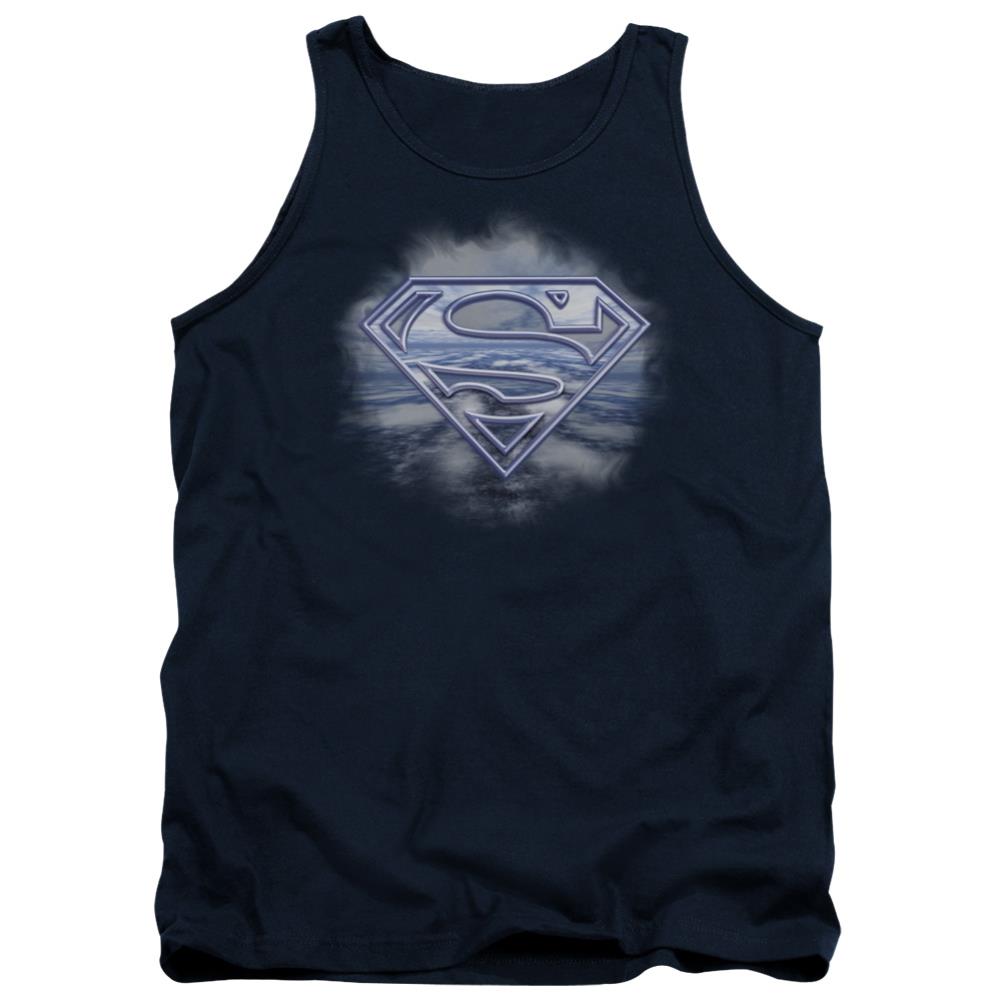 Superman Freedom Of Flight Men's 18/1 Cotton Tank Top