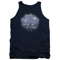 Superman Freedom Of Flight Men's 18/1 Cotton Tank Top