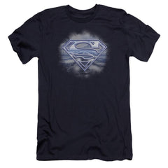 Superman Freedom Of Flight Men's Ultra-Soft 30/1 Cotton Slim SS T