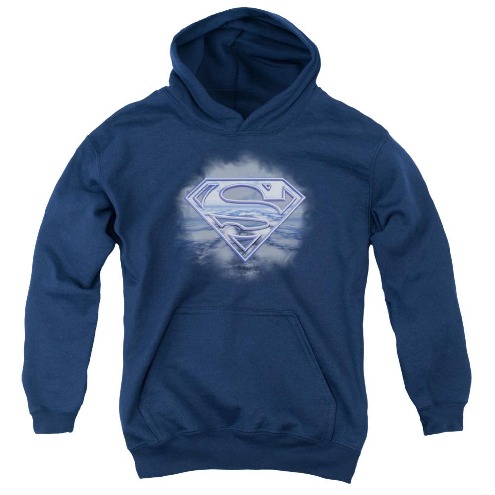 Superman Freedom Of Flight Youth Cotton Poly Pull-Over Hoodie