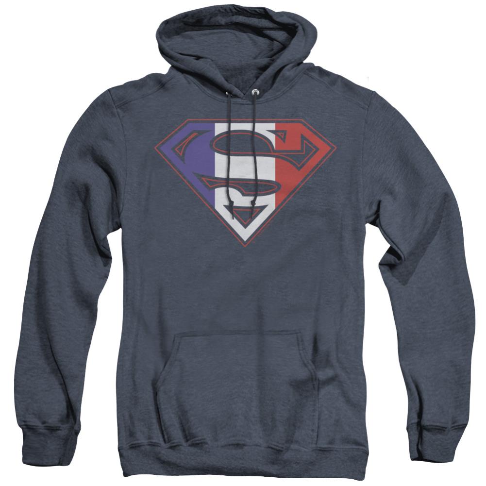 Superman French Shield Men's Pull-Over Hoodie