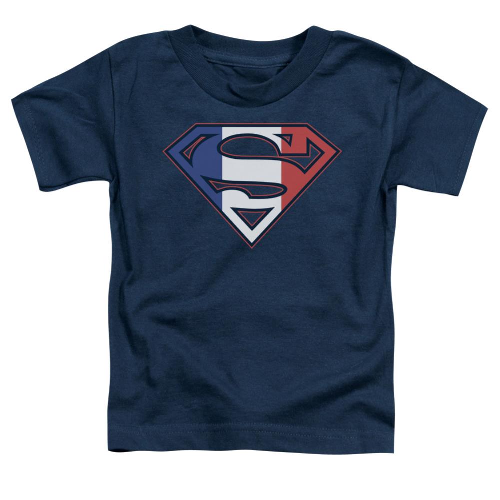 Superman French Shield Toddler 18/1 Cotton SS T
