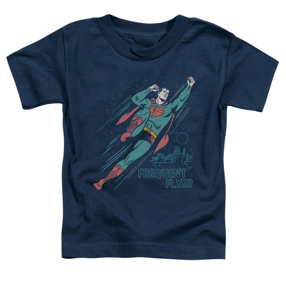 Superman Frequent Flyer Toddler 18/1 Cotton SS T