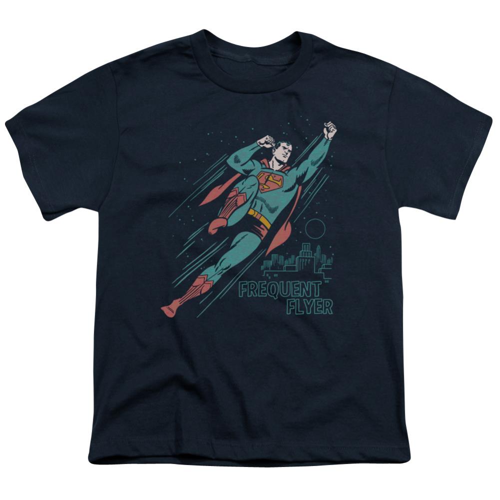 Superman Frequent Flyer Youth 18/1 100% Cotton SS T