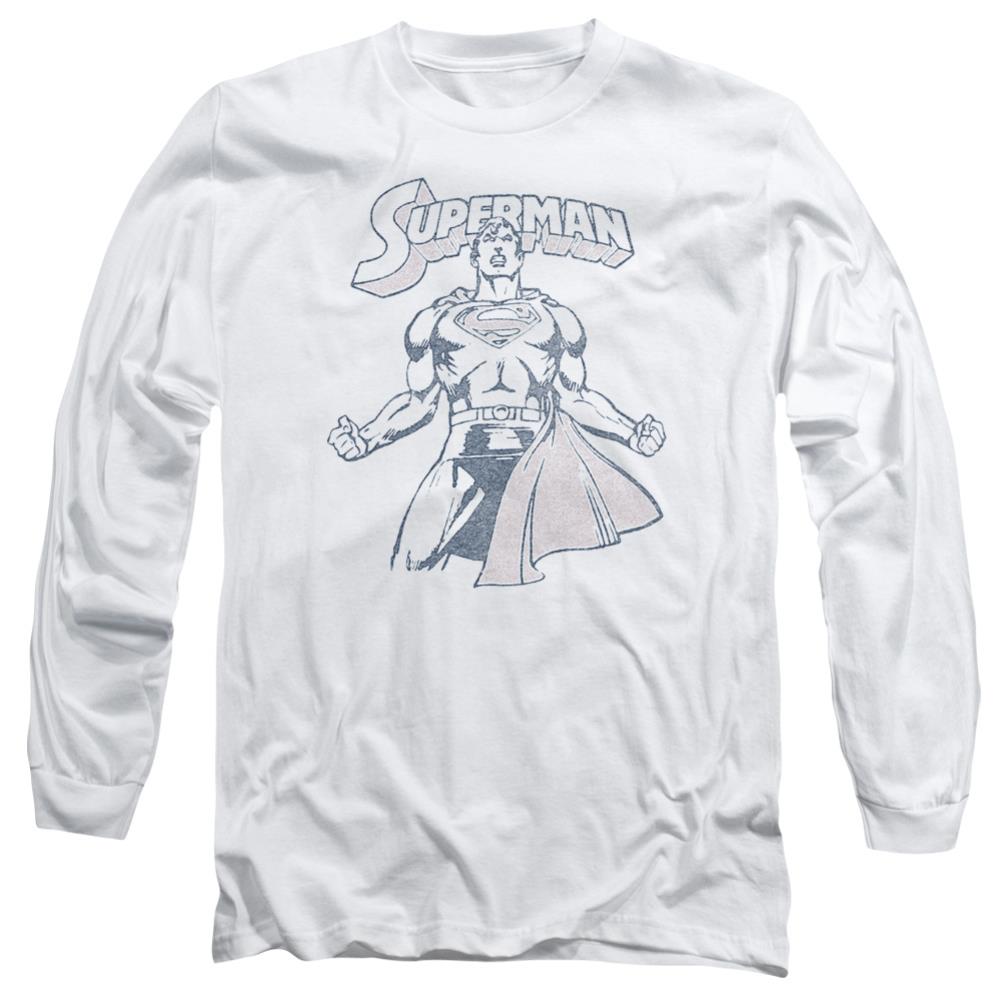 Superman Get Some Men's 18/1 Cotton LS T