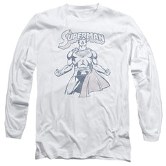 Superman Get Some Men's 18/1 Cotton LS T