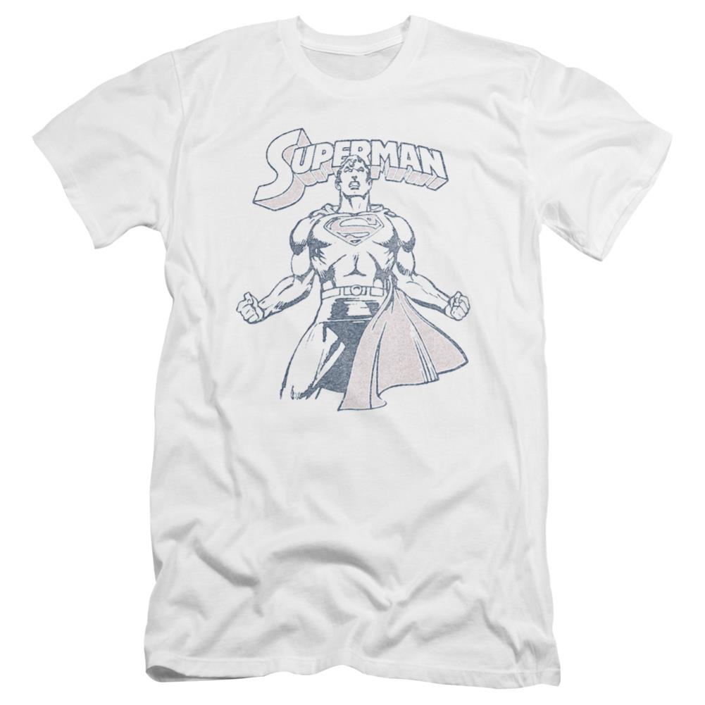 Superman Get Some Men's Ultra-Soft 30/1 Cotton Slim SS T