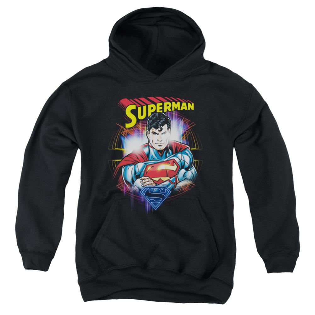 Superman Glam Youth Cotton Poly Pull-Over Hoodie