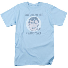 Superman Good Looks Men's 18/1 Cotton SS T