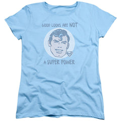 Superman Good Looks Women's 18/1 Cotton SS T