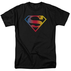 Superman Gradient Superman Logo Men's 18/1 Cotton SS T
