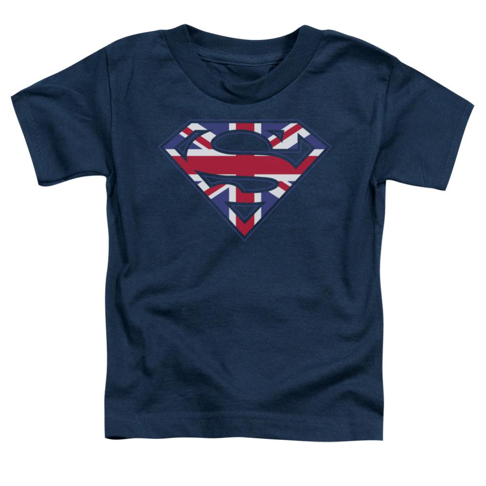 Superman Great Britian Shield Toddler 18/1 Cotton SS T