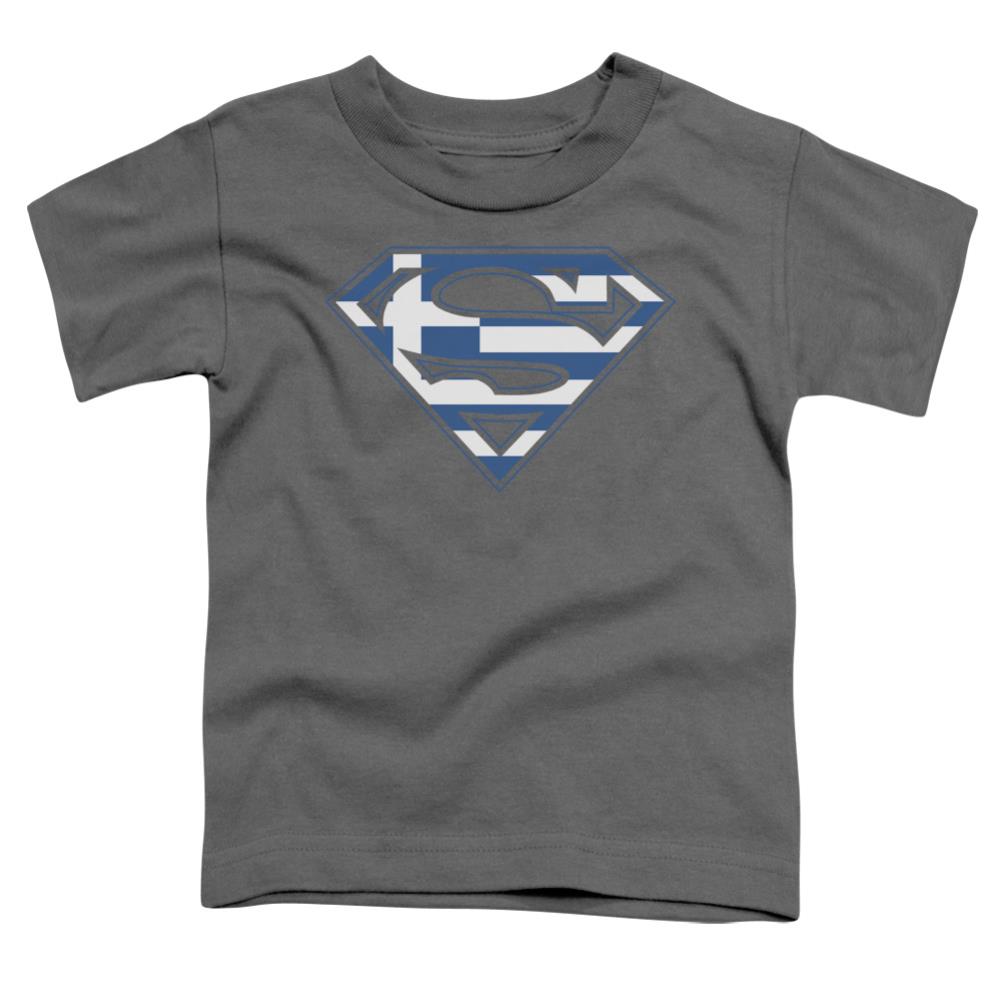 Superman Greek Shield Toddler 18/1 Cotton SS T