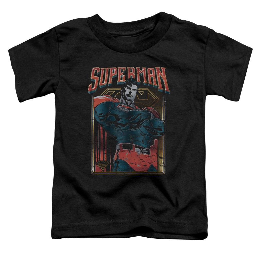 Superman Head Bang Toddler 18/1 Cotton SS T
