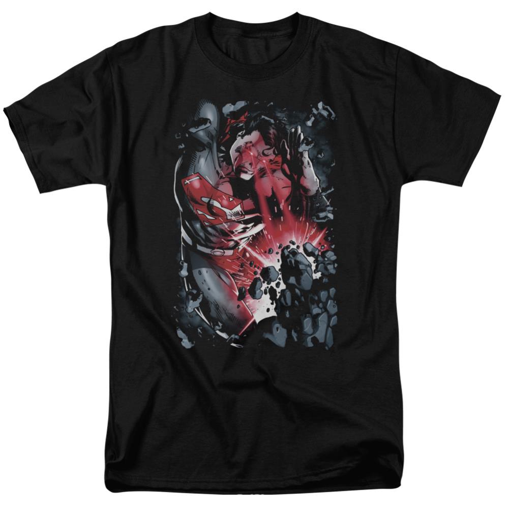 Superman Heat Blast Men's 18/1 Cotton SS T