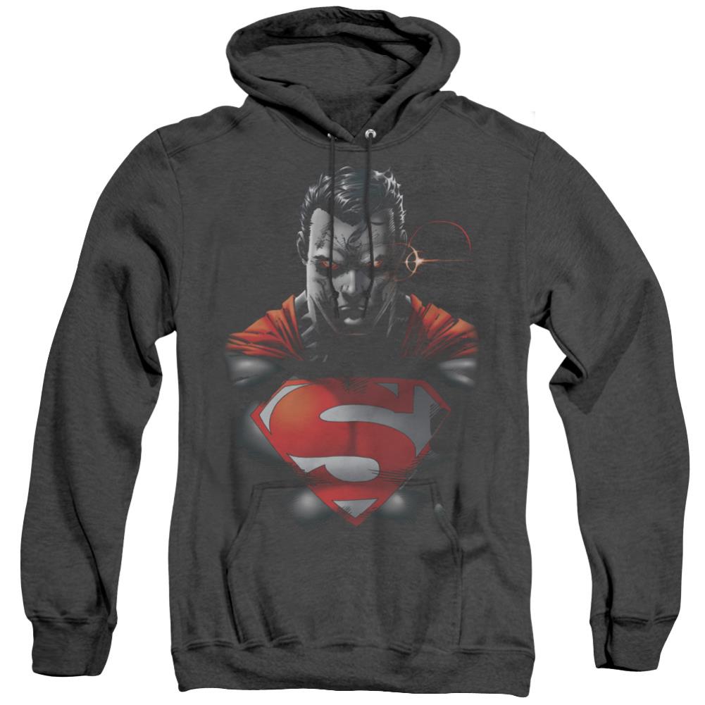Superman Heat Vision Charged Men's Pull-Over Hoodie