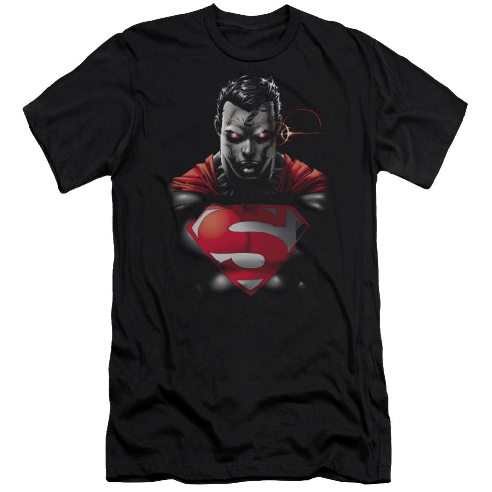 Superman Heat Vision Charged Men's Ultra-Soft 30/1 Cotton Slim SS T