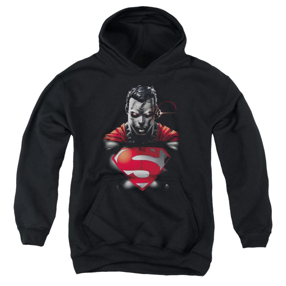 Superman Heat Vision Charged Youth Cotton Poly Pull-Over Hoodie