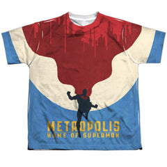Superman Home Youth Regular Fit Poly SS T